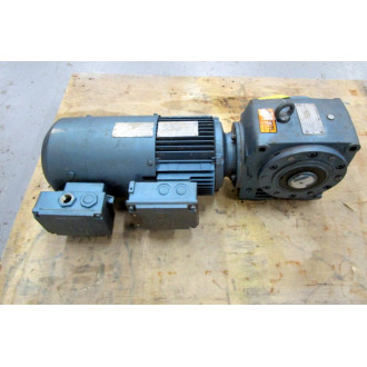 SEW-Eurodrive BVS90-100 PM-1823736 SA62DT90L4VSTH Motor WGearbox DFT90L4VSTH - Used