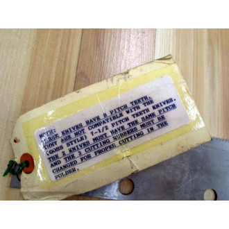 Seelos & Sons, 8 PITCH TEETH Blade 8PITCHTEETH - New No Box