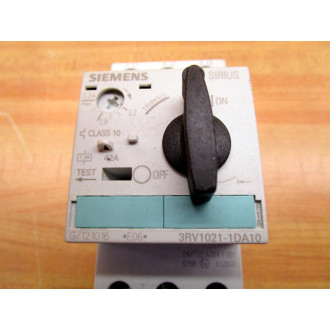Siemens 3RV1021-1DA10 Circuit Breaker 3RV10211DA10 - New No Box