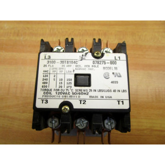 Tyco 3100-30T8104C Contactor 078275-000 - New No Box