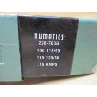 Numatics 082SS615K Solenoid Valve 0.15 AMP 1 Coil - Used
