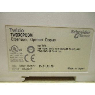 Schneider Electric TWDXCPODM Operator Display Expansion - New No Box