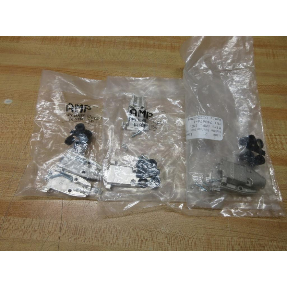 AMP 0748676-1 D-Sub Connector Shell 07486761 (Pack of 3)