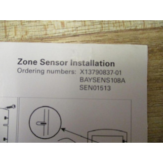 Trane X13790837-01 Wired Temperature Sensor BAYSENS108A - New No Box