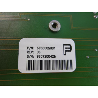 Fischer & Porter 686B605U01 53MC500 Expansion PCB P2T-1 - Used