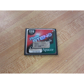 Apacer AP-CF128B-Steno Photo Steno Compact Flash APCF128BSteno - Used