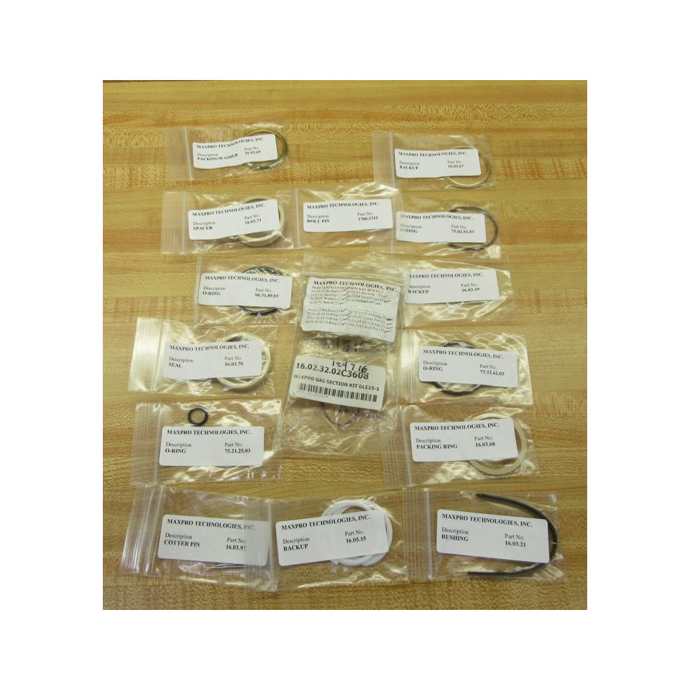 Maxpro Technologies 124716 Gas Section Kit 16.02.32.02 Partial Kit