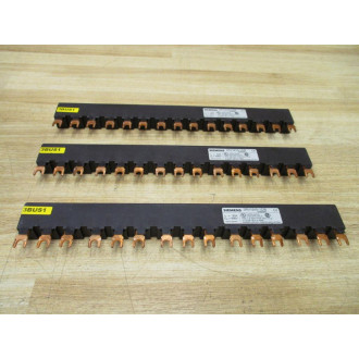 Siemens 3RV1915-1DB Busbar Feeder 3RV19151DB (Pack of 3) - Used