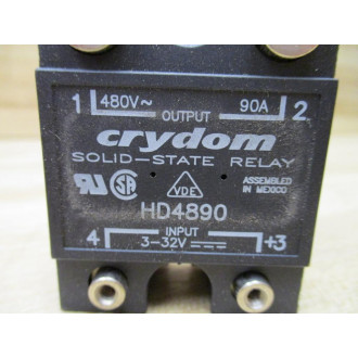 Crydom HD4890 Solid-State Relay Input: 3-32 VDC