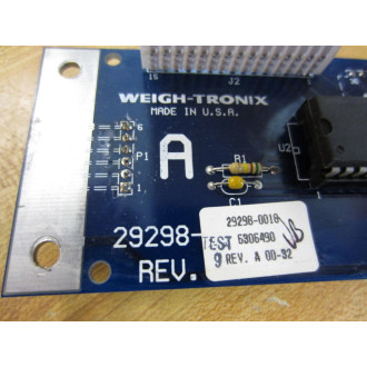 Weigh-Tronix 29298-0010 Circuit Board WLCD Display 292980010 - Used