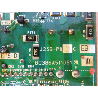 Mitsubishi BC386A511G51 Drives-Servo-PCB  BC386A511H01 J2SB-P02C-EB - Used
