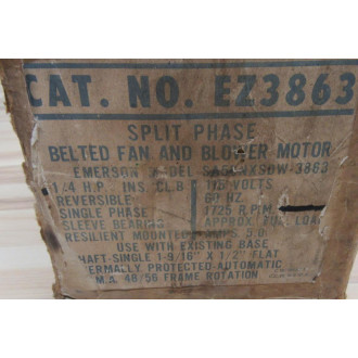 Emerson EZ3863 Motor