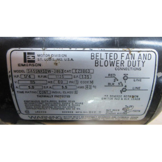 Emerson EZ3863 Motor
