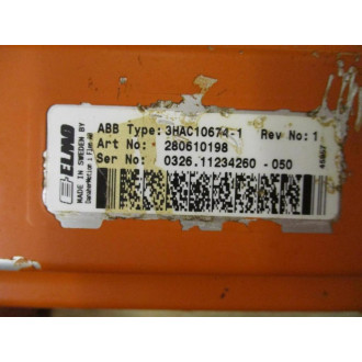 ABB 3HAC10674-1 Servo Motor 3HAC106741 W Belt Driven Gear - Used