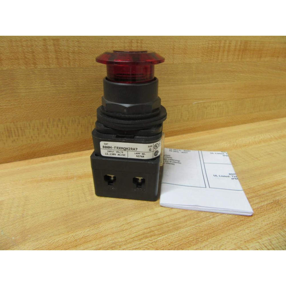 Allen Bradley 800H-FRXMQH2RA7 Push Button 800HFRXMQH2RA7 - New No Box Allen Bradley 800H-FRXMQH2RA7 Push Button 800HFRXMQH2RA7 - New No Box