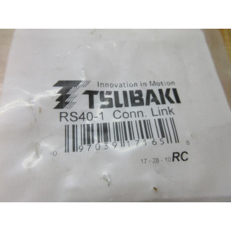 Tsubaki RS40-1-CL Connecting Link RS40-1 (Pack of 5)