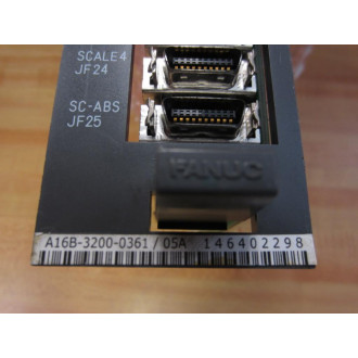 Fanuc A16B-3200-0361 Main CPU PCB A16B-3200-036105A   wBattery - Used