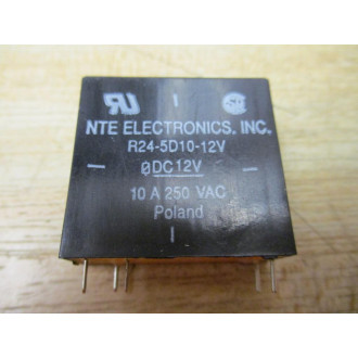 NTE R24-5D10-12V Relay R245D1012V (Pack of 2)