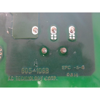 AC Technology 605-106B Power Board 605106B - Used