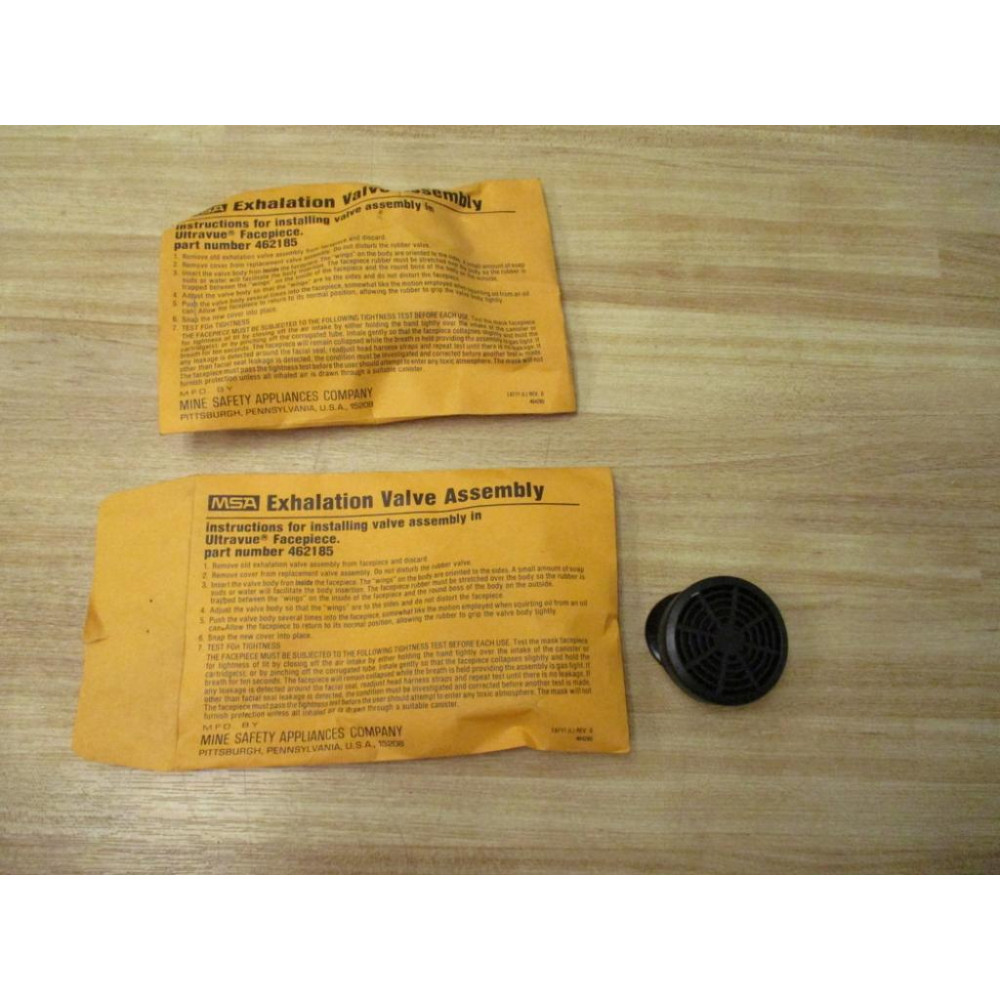 MSA 462185 Exhalation Valve Assembly (Pack of 2)