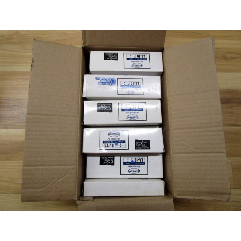 ConTech LA-10 Track Lighting End Feed Connector LA10 (Pack of 21)