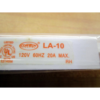 ConTech LA-10 Track Lighting End Feed Connector LA10 (Pack of 21)