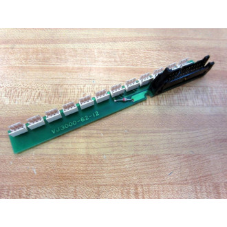 SMC VJ3000-62-12 Interface Board VJ30006212 WO 1 Connector Latch - Used