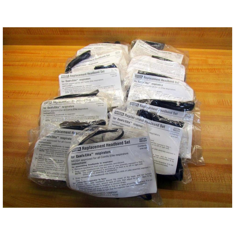 MSA 49224 Replacement Headband Set (Pack of 11)