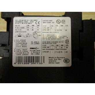 Siemens 3RT1026-1B..0 Contactor 3RT10261B0 - Used
