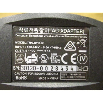 Cincon TRG30R120 AC Adapter - New No Box