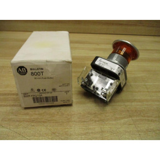 Allen Bradley 800T-FXQ10A Amber Push Button Series T