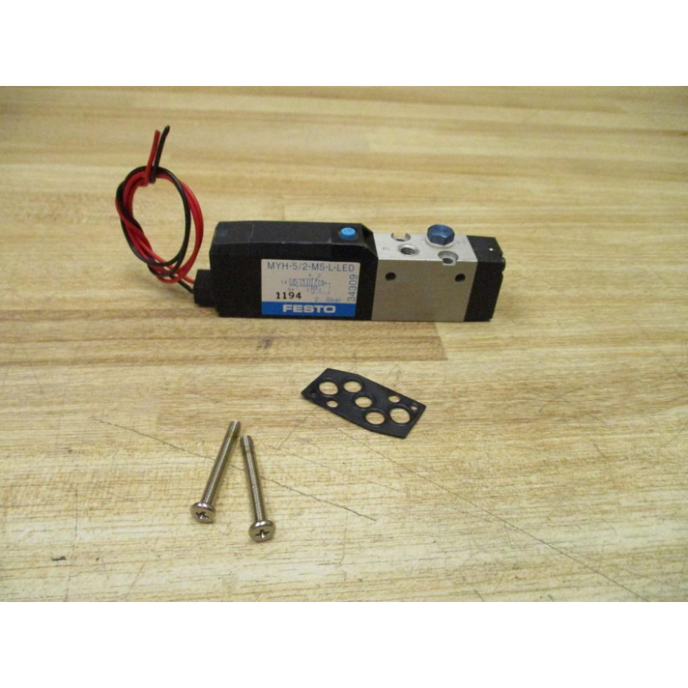 Festo MYH-52-M5-L-LED Solenoid Valve 34309 - Used