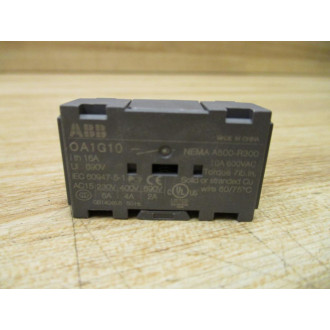 ABB OA1G10 Auxiliary Contact Block (Pack of 3)