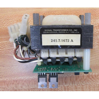 Signal Transformer 241-7-1672 A Transformer 24171672A - Used