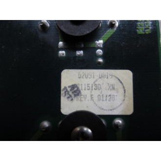 Weigh-Tronix D52091-DS1 PC Board WNumeric Display 52091-0019 - Used
