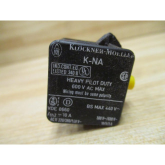 Moeller Klockner K-NA Eaton Contact Block KNA - New No Box