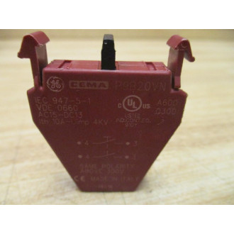 General Electric P9B20VN Contact Block - Used