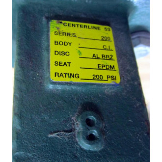 Centerline 53 8" Butterfly Valve - New No Box