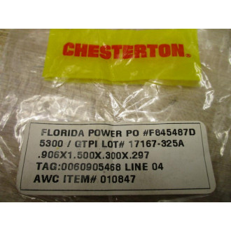 Chesterton 0060905468 Valve Packing 010847