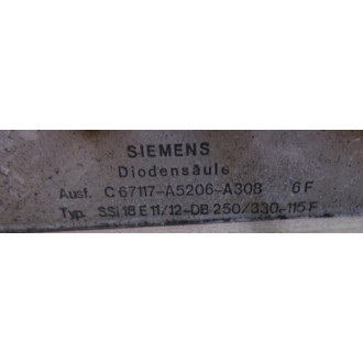 Siemens C67117-A5206-A308 Diodensaule C67117A5206A308 - Used
