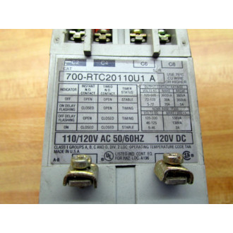Allen Bradley 700-RTC20110U1A Solid State Timing Relay 700RTC20110U1A - Used
