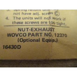 Wovco 12370 Valve Manifold Assembly (Pack of 2)