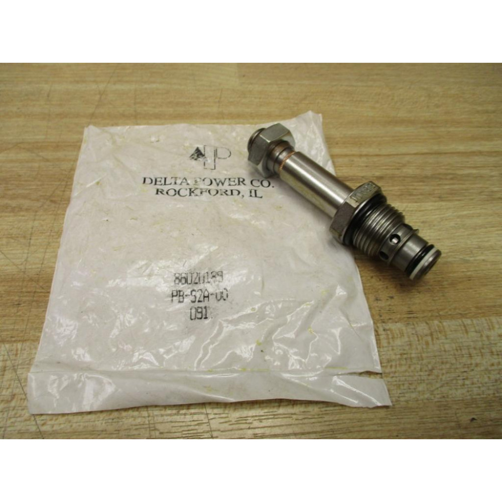 Delta Power PB-S2A-00 Pilot Operated Poppet Valve 86020189 W Nut Delta Power PB-S2A-00 Pilot Operated Poppet Valve 86020189 W Nut