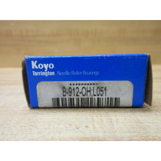 Koyo B-912-OH Needle Roller Bearing B-912 (Pack of 2)
