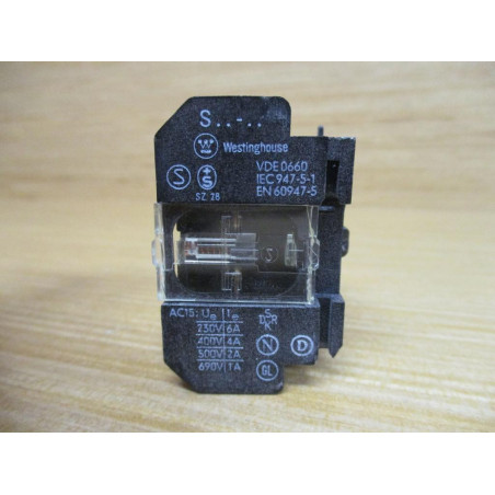 Westinghouse SV1-40 Auxiliary Contact Block SV140