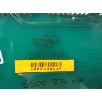 Woodward 3077-422 Display Board WKeypad 5500-876 - Used