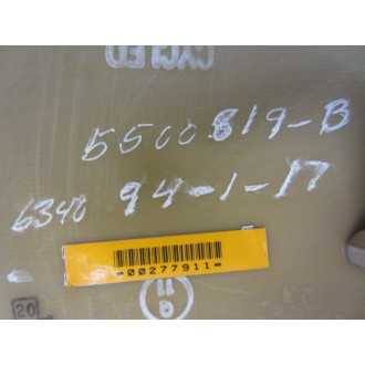 3077-305 BackPlane Bd 3077305 - Used
