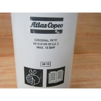 Atlas Copco 1613 6105 00 Filter Element 1613610500 (Pack of 3) - New No Box