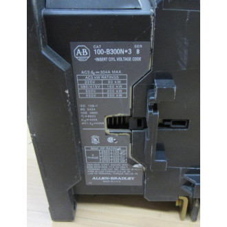 Allen Bradley 100-B300ND3 Contactor 100B300ND3 - Used