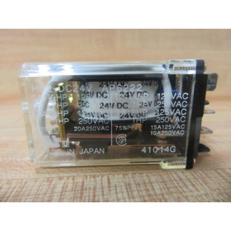 Matsushita HG2-DC24V Aromat Nais Relay HG2-24VDC AP6222 - Used